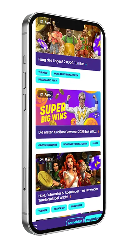 Casino Wildz Mobile App