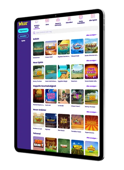 spiele bei Wildz DE